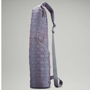 Lululemon Quilted Embrace Yoga Bag Pink Taupe / Icing Blue / Rhino Grey